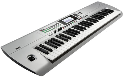 Korg i3 Music Workstation - Matte Silver w/ Adjustable Stand