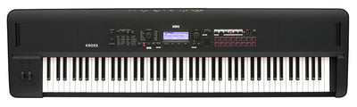 Korg Kross 2 88-Key Synthesizer Workstation - Matte Black w/ Adjustable Bench