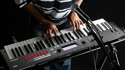 Korg Kross 2 88-Key Synthesizer Workstation - Matte Black w/ Adjustable Bench