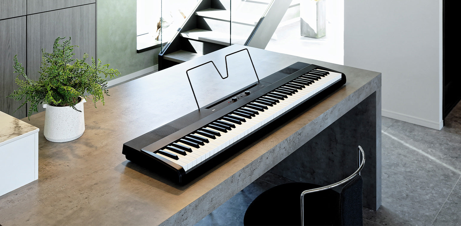 Korg L1 Liano 88-Key Digital Piano - Black w/ Furniture Bench