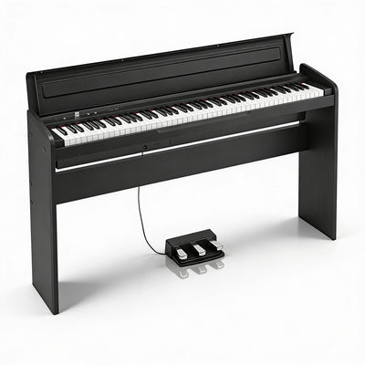 Korg LP-180 Contemporary Home Digital Piano - Black w/ Furniture Bench