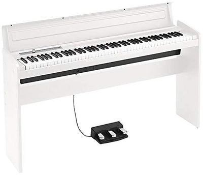 Korg LP-180 Contemporary Home Digital Piano - White w/ Furniture Bench
