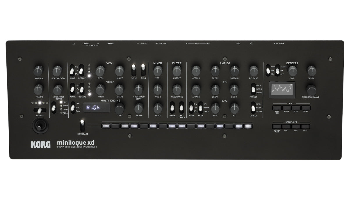 Korg Minilogue XD Module Polyphonic Analog Synthesizer w/ MIDI Cable