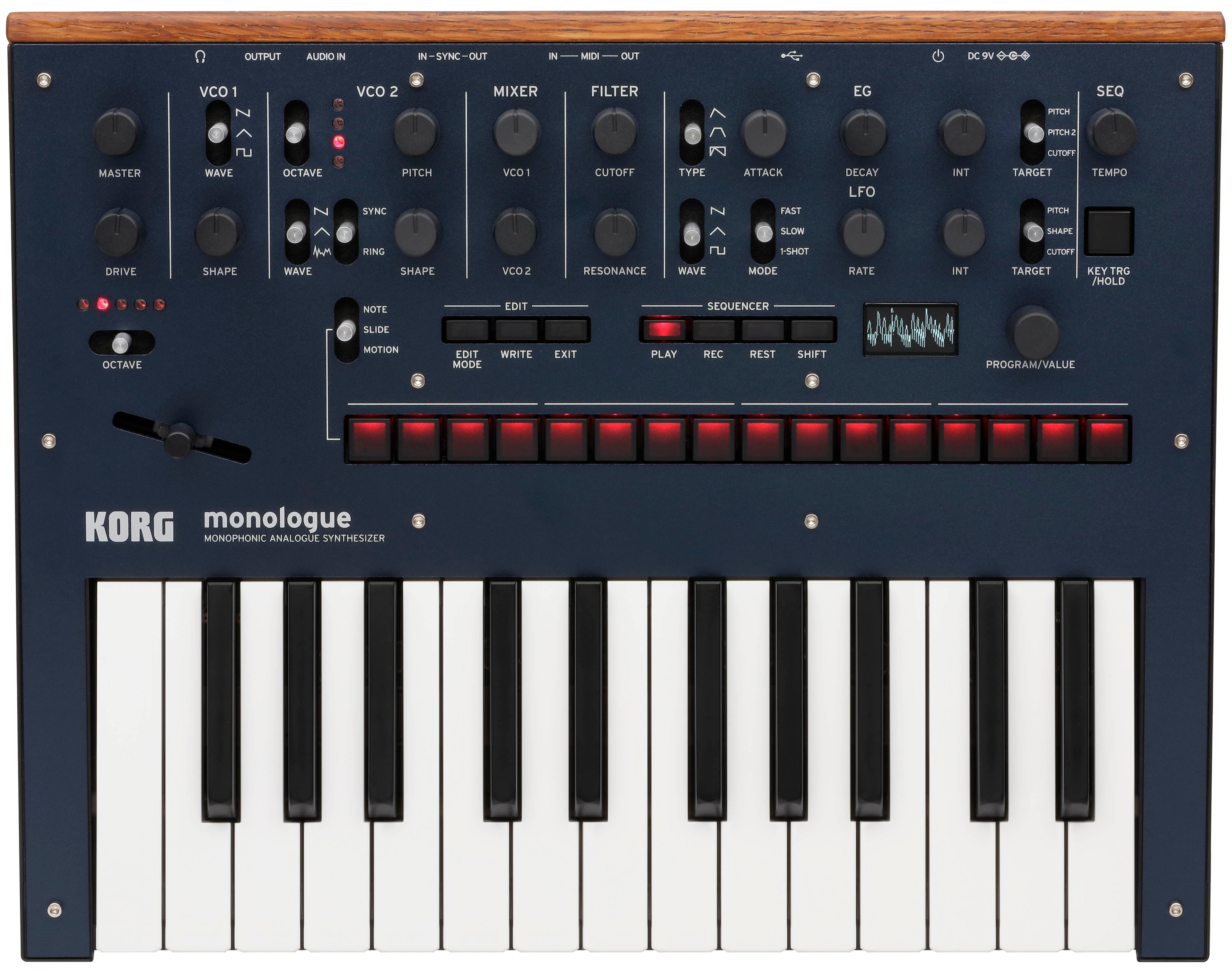 Korg Monologue Monophonic Analog Synthesizer - Blue