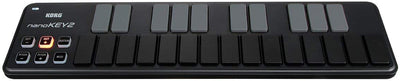 Korg nanoKEY2 Slim-Line USB Keyboard Controller - Black w/ Case