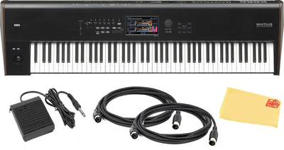 Korg Nautilus 88 Synthesizer Workstation w/ Sustain Pedal