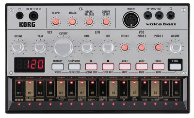 Korg Volca Bass Analogue Bass Machine w/ Power Supply