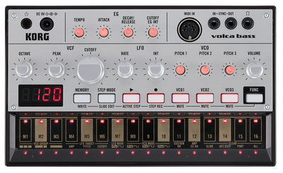 Korg Volca Bass Analogue Bass Machine w/ Volca Mix