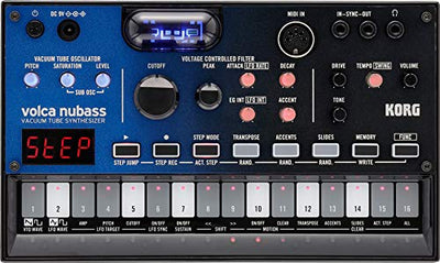 Korg Volca Nubass Vacuum Tube Synthesizer w/ Power Supply