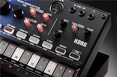 Korg Volca Nubass Vacuum Tube Synthesizer w/ Power Supply
