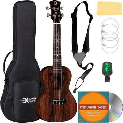 Luna Crescent Caidie Concert Ukulele w/ Gig Bag