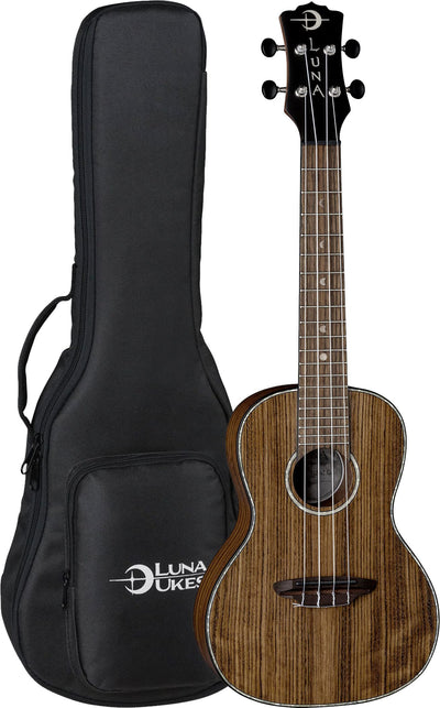 Luna Walnut Concert Ukulele w/ Gig Bag