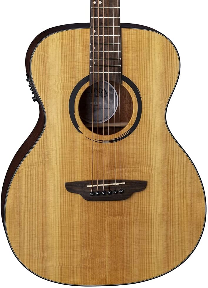 Luna Wabi Sabi Solid Top Folk Acoustic-Electric Guitar