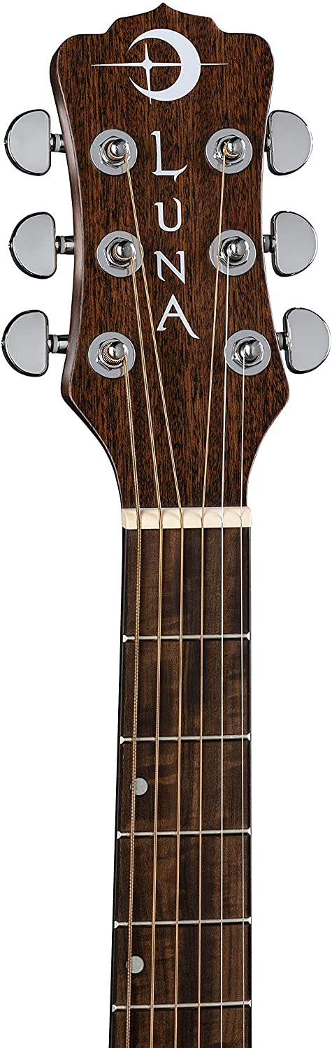 Luna Wabi Sabi Solid Top Folk Acoustic-Electric Guitar