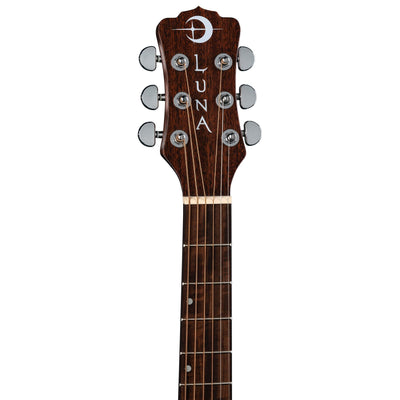Luna Wabi Sabi Solid Top Folk Acoustic-Electric Guitar w/ Gig Bag