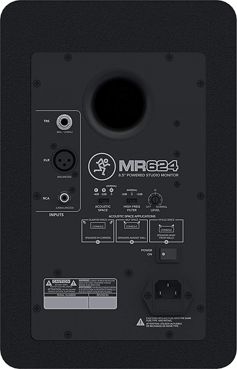 Mackie MR624 6.5-Inch Powered Studio Monitor