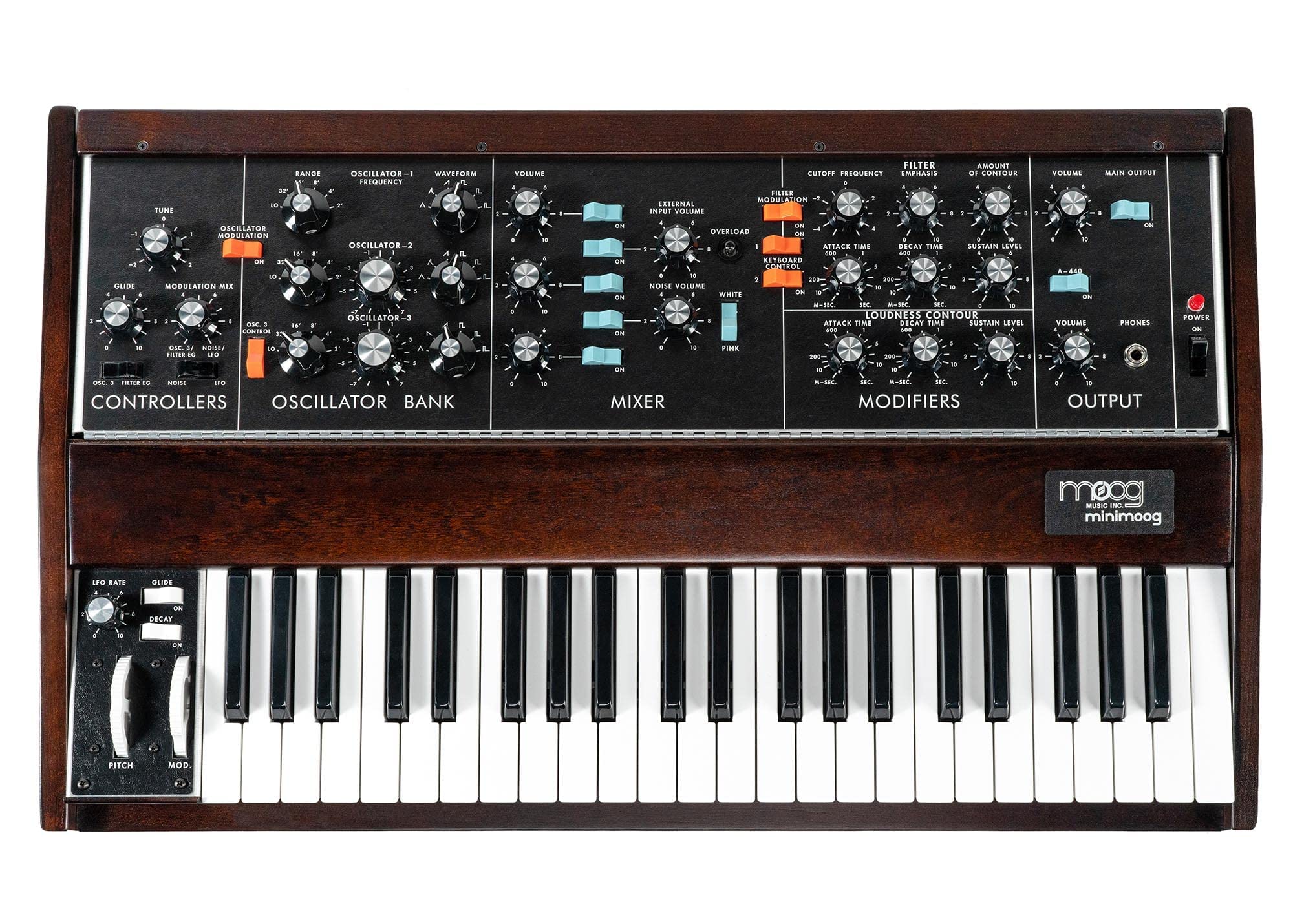 Moog Minimoog Model D Analog Synthesizer - Appalachian Cherry w/ Patch Cables