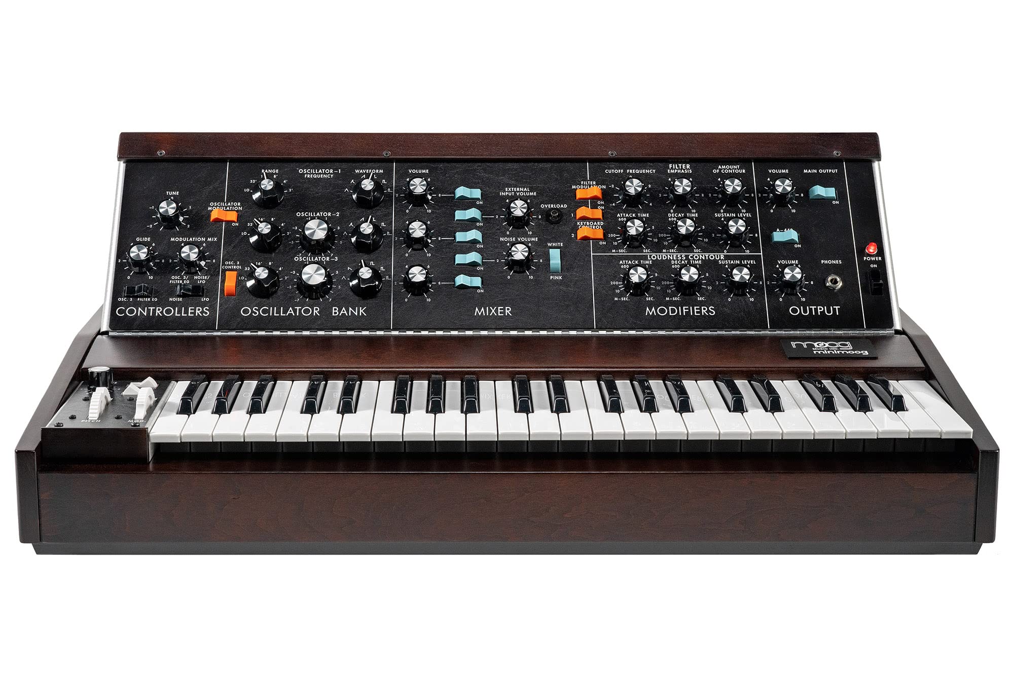 Moog Minimoog Model D Analog Synthesizer - Appalachian Cherry w/ Patch Cables