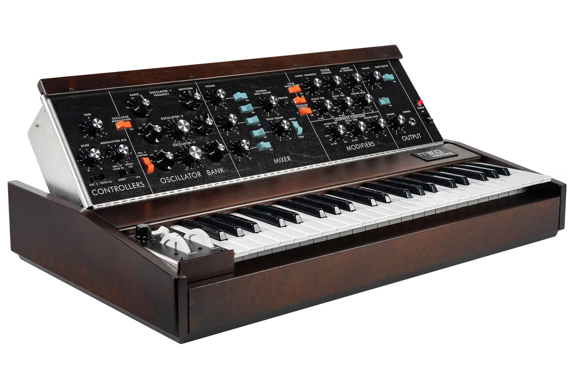 Moog Minimoog Model D Analog Synthesizer - Appalachian Cherry w/ Patch Cables