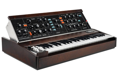 Moog Minimoog Model D Analog Synthesizer - Appalachian Cherry w/ Patch Cables