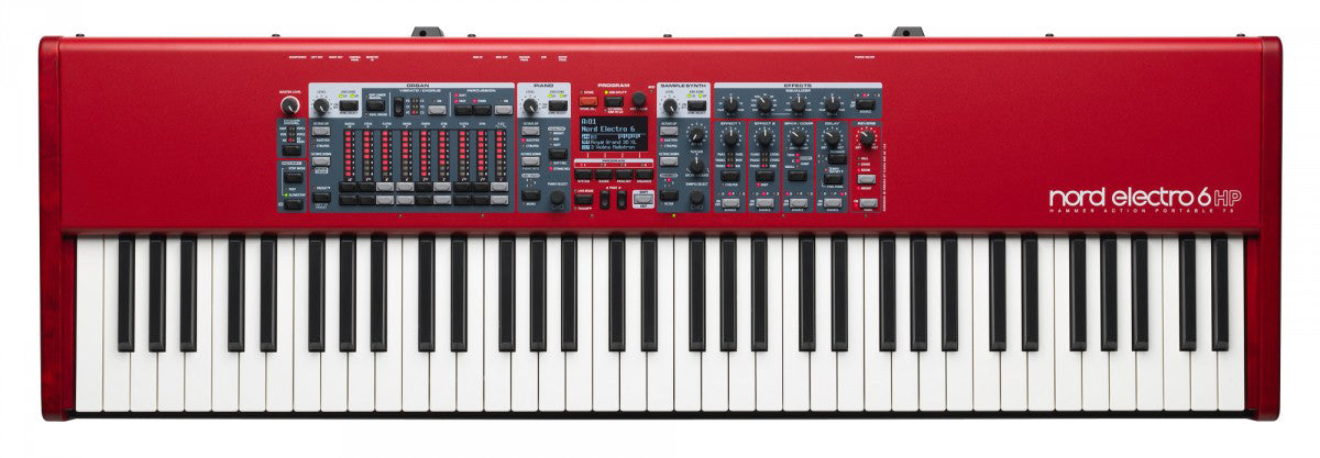 Nord Electro 6 HP 73-Note Hammer Action Stage Piano w/ Adjustable Stand