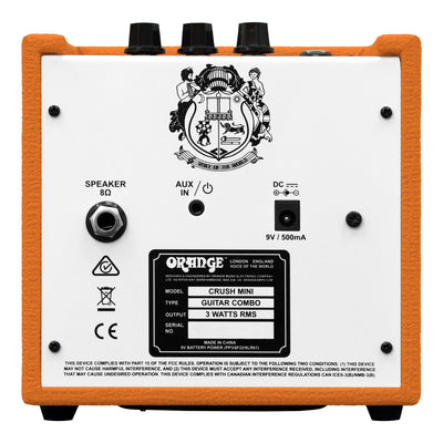 Orange Crush Mini Guitar Combo Amplifier