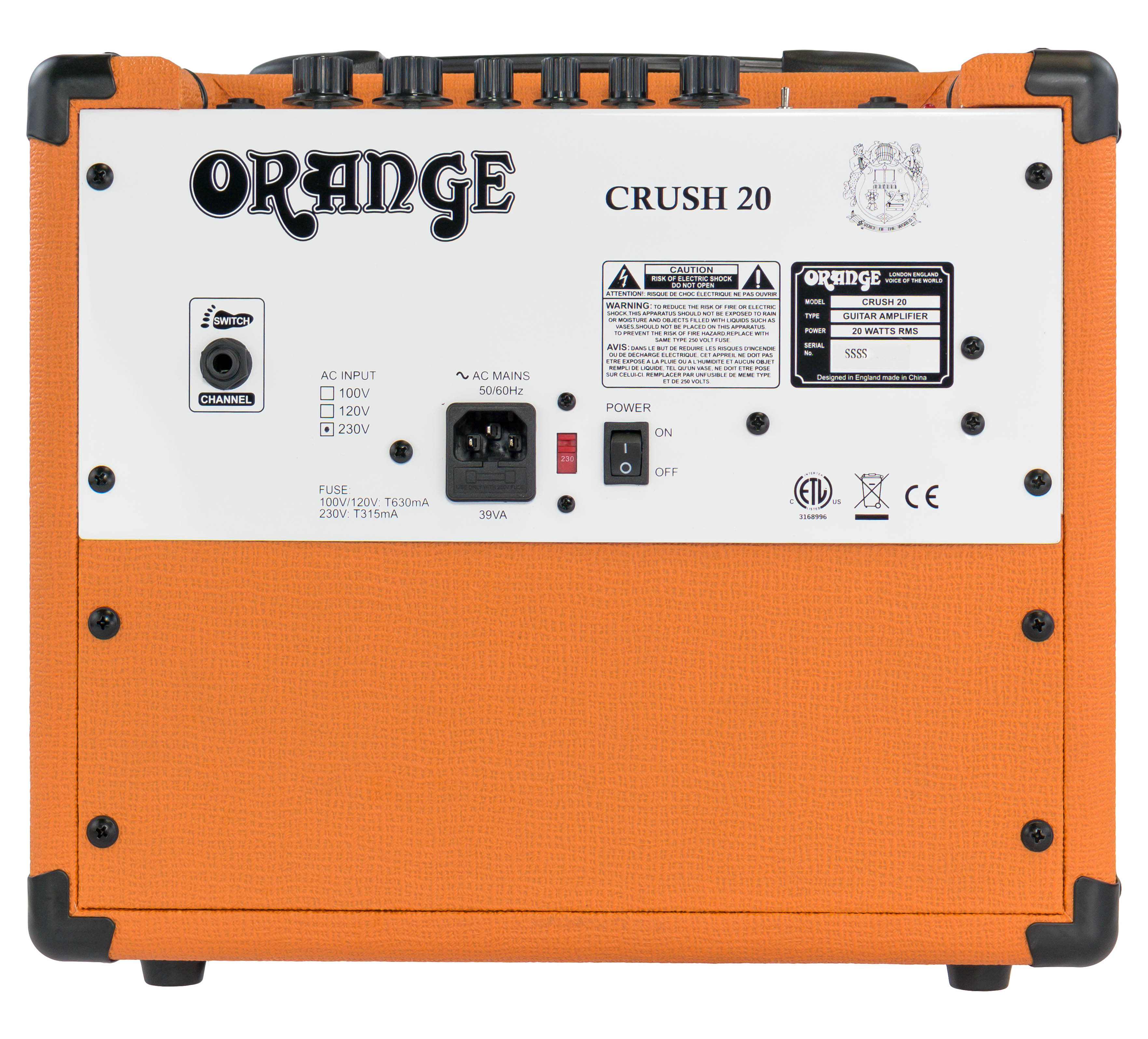 Orange Crush 20 Guitar Combo Amplifier