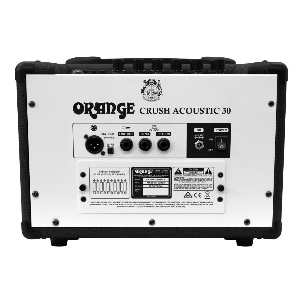 Orange Crush Acoustic 30 Combo Amplifier - Black