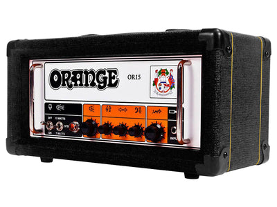 Orange OR15 Guitar Amplifier Head - Black w/ Instrument Cable
