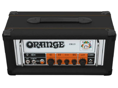 Orange OR15 Guitar Amplifier Head - Black w/ Instrument Cable