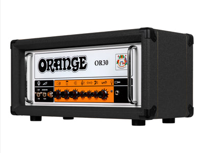 Orange OR30 Guitar Amplifier Head - Black w/ Instrument Cable