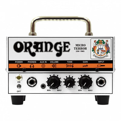 Orange PPC112 1x12-Inch Closed-Back Speaker Cabinet - Black w/ MD20 Micro Dark Amp Head