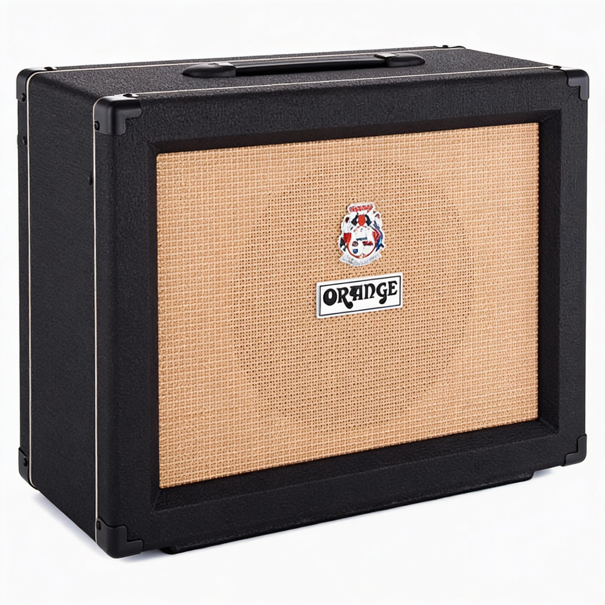 Orange PPC112 1x12-Inch Closed-Back Speaker Cabinet - Black w/ Instrument Cable
