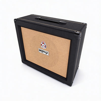 Orange PPC112 1x12-Inch Closed-Back Speaker Cabinet - Black w/ Instrument Cable