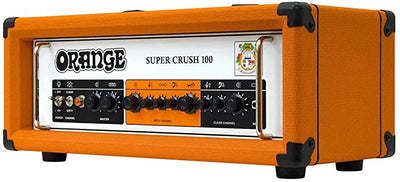 Orange Supercrush 100-Watt Solid State Head JFET Analogue Preamp w/ Footswitch
