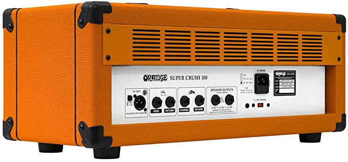 Orange Supercrush 100-Watt Solid State Head JFET Analogue Preamp w/ Footswitch