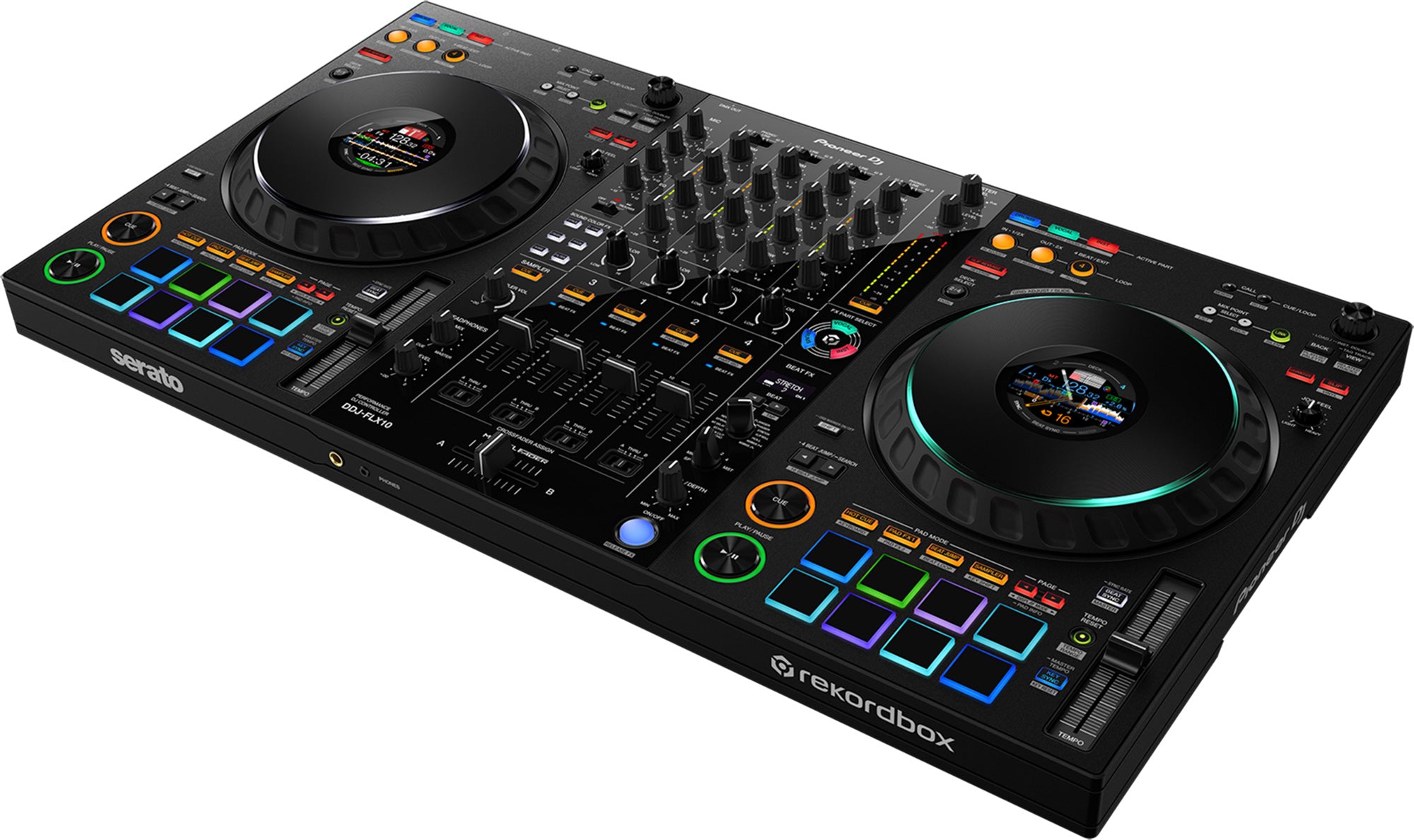 Pioneer DDJ-FLX10 4-Channel Professional DJ Controller - Black