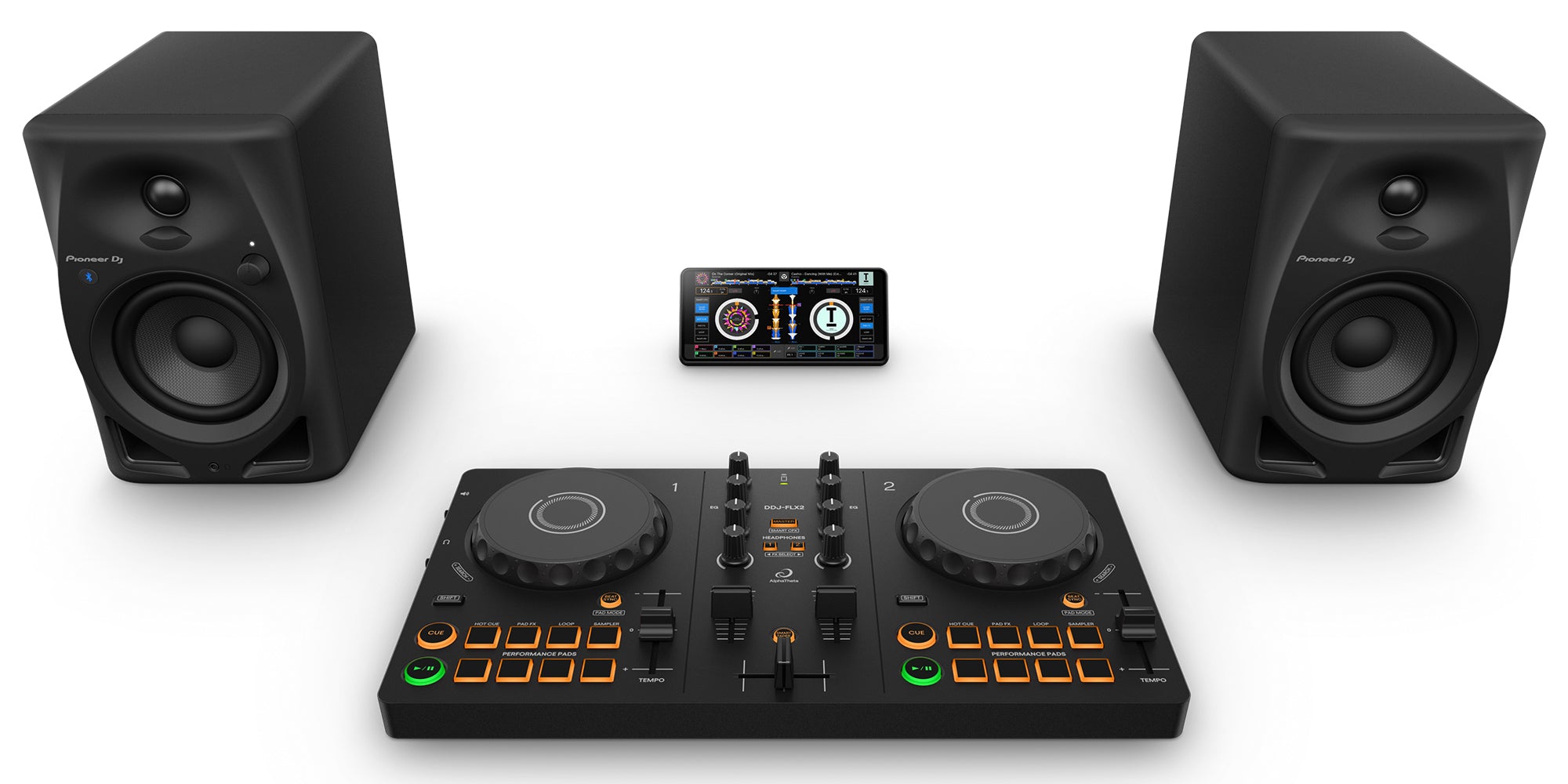 Pioneer DJ AlphaTheta DDJ-FLX2 Compact 2-Channel DJ Controller