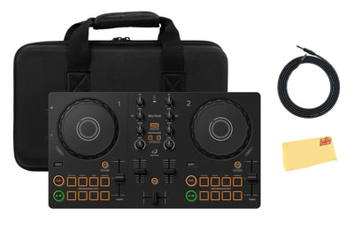 Pioneer DJ AlphaTheta DDJ-FLX2 Compact 2-Channel DJ Controller w/ Carrying Case