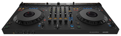 Pioneer DJ AlphaTheta DDJ-GRV6 4-Channel Performance DJ Controller w/ Laptop Stand