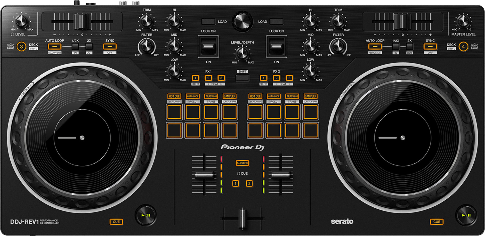 Pioneer DDJ-REV1 Serato DJ Controller - Black