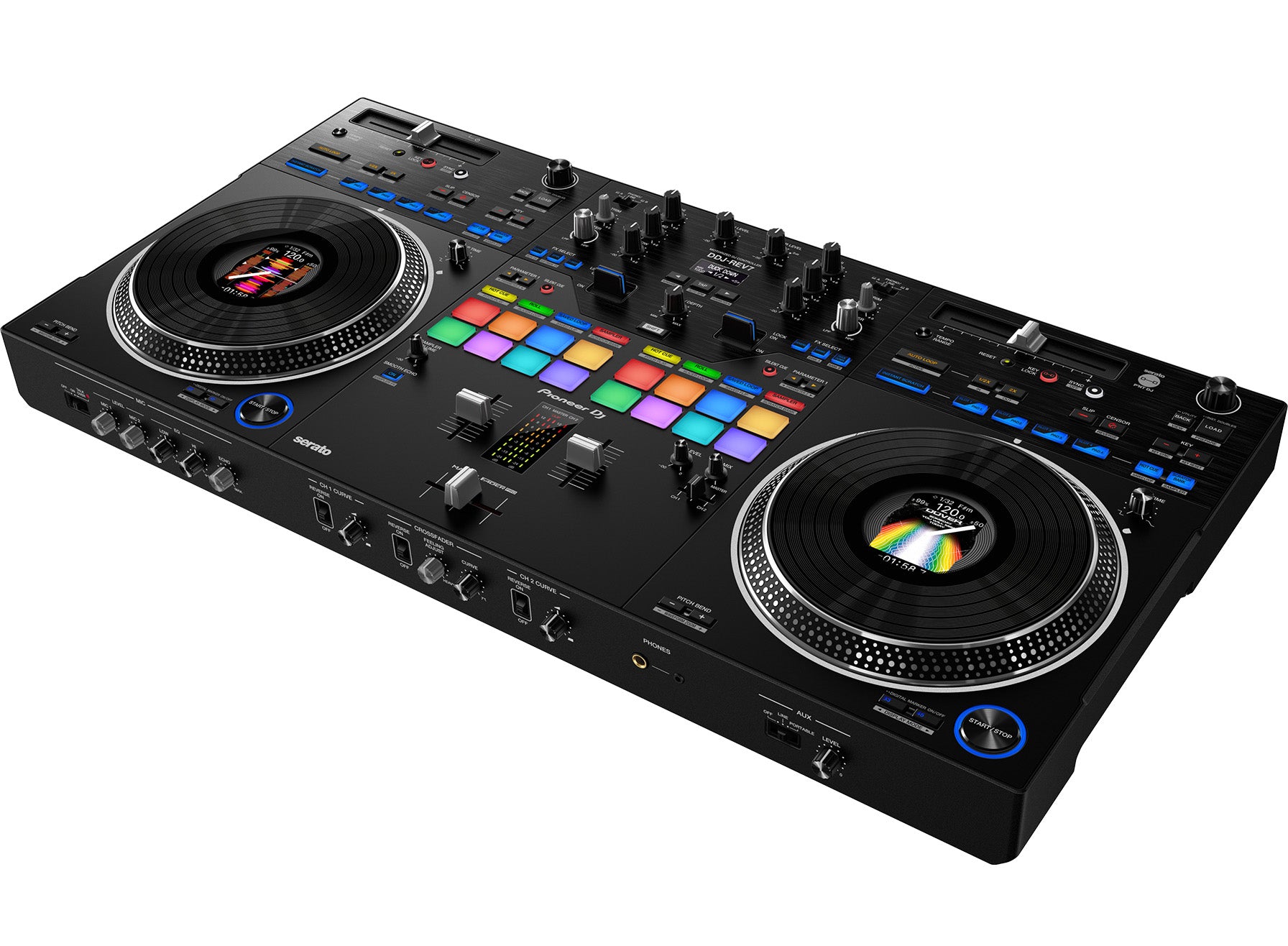 Pioneer DDJ-REV7 Scratch-Style 2-Channel Professional DJ Controller w/ Case
