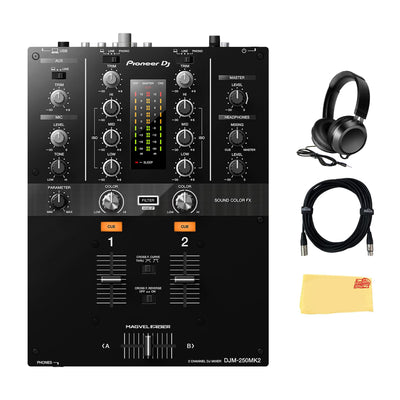 Pioneer DJM-250MK2 2-Channel DJ Mixer w/ Headphones