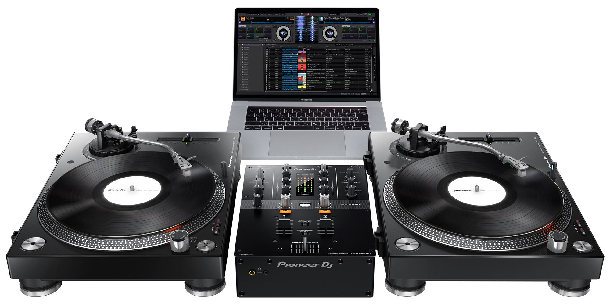Pioneer DJM-250MK2 2-Channel DJ Mixer w/ Cables