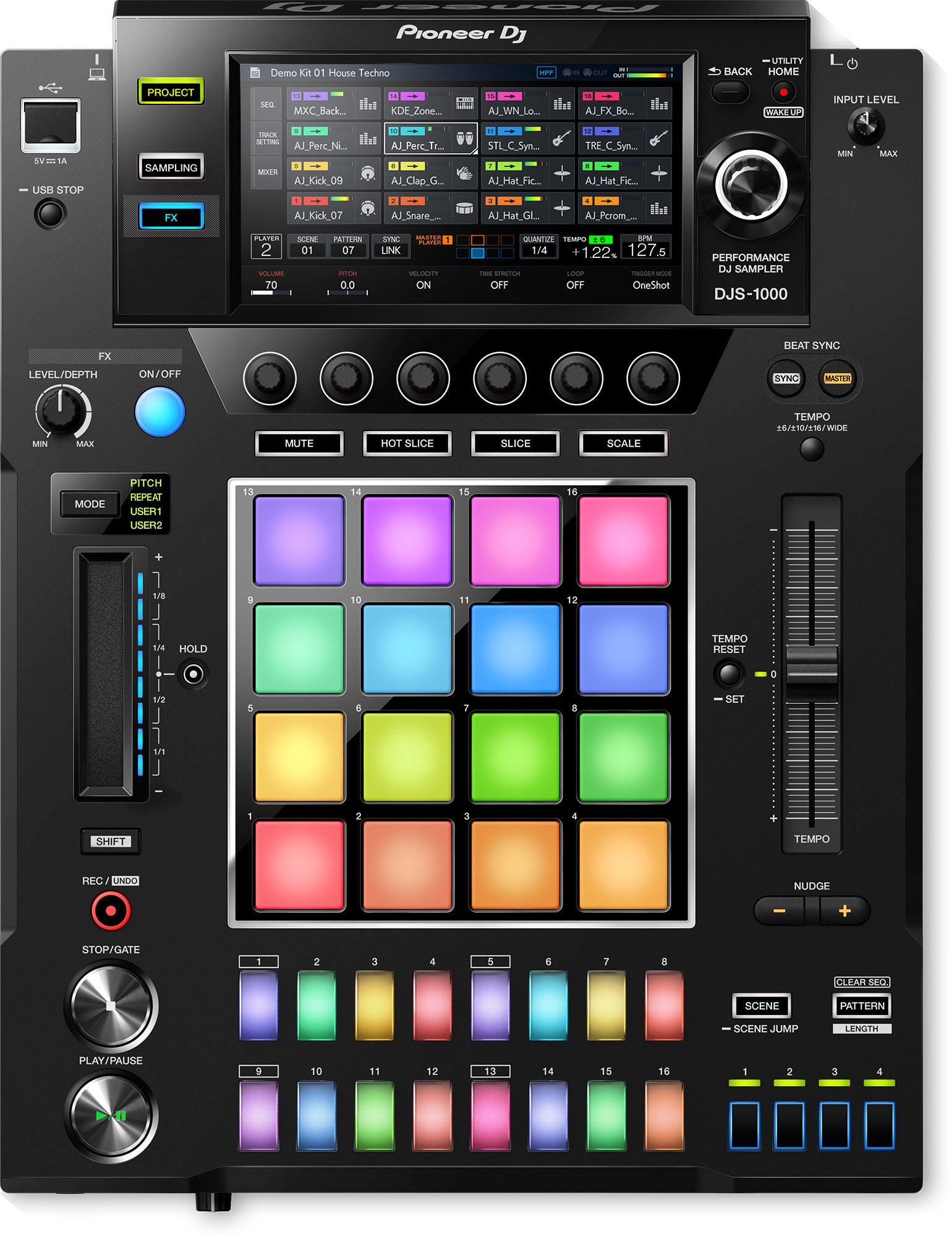 Pioneer DJ DJS-1000 16-Track Dynamic DJ Sampler