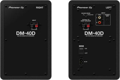 Pioneer DM-40D 4-Inch Desktop Active Monitor Speaker - Black