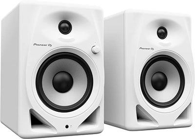 Pioneer DJ DM-50D 5-Inch Desktop Active Monitor Speaker - White