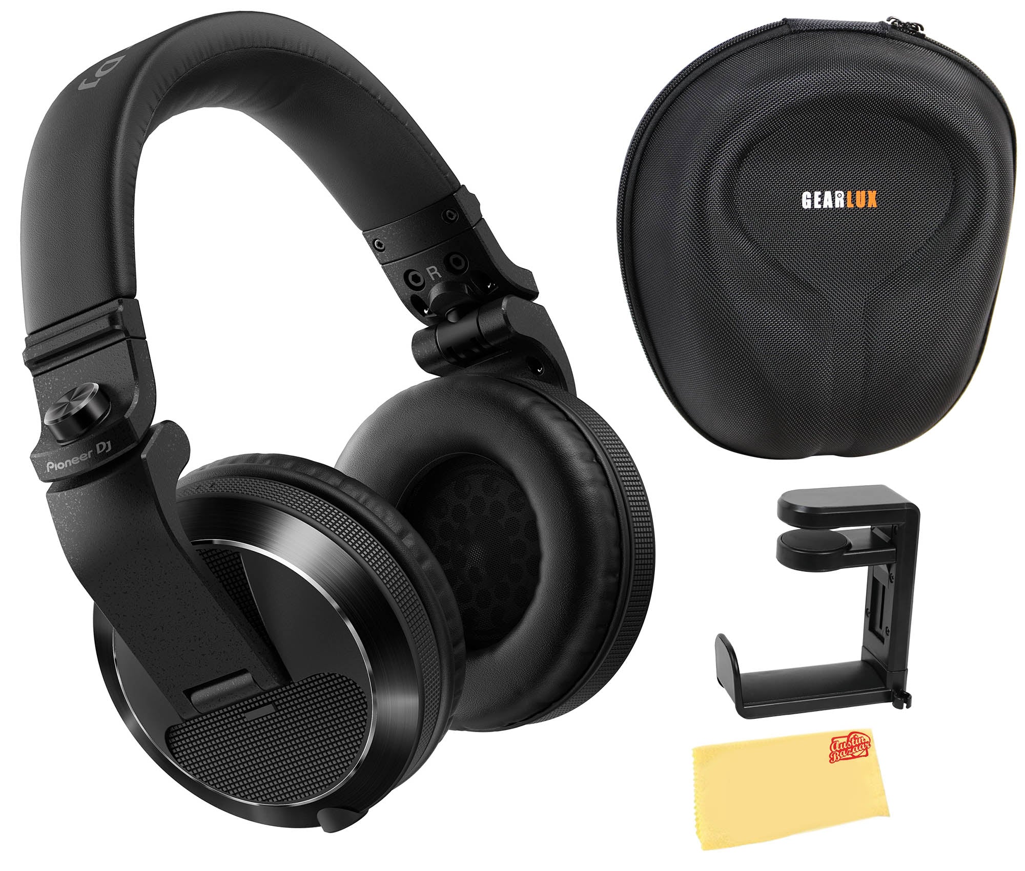 Pioneer DJ HDJ-X7 Professional Over-Ear DJ Headphones - Black w/ Case