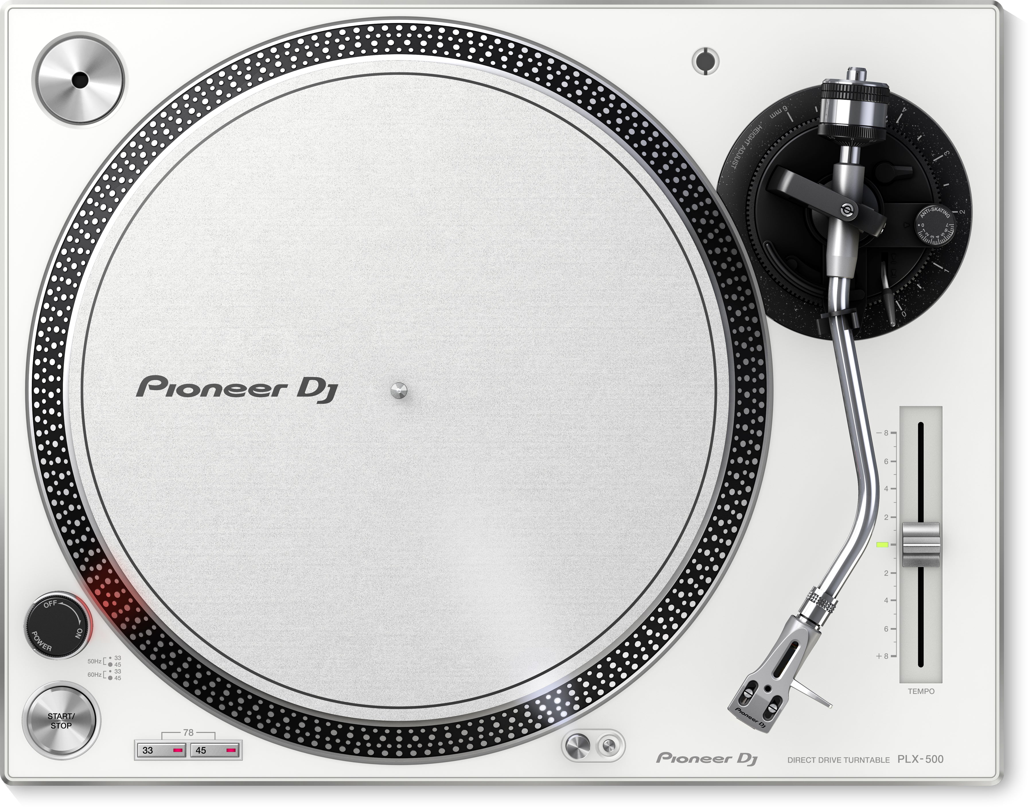Pioneer PLX-500-W Direct Drive Turntable - White