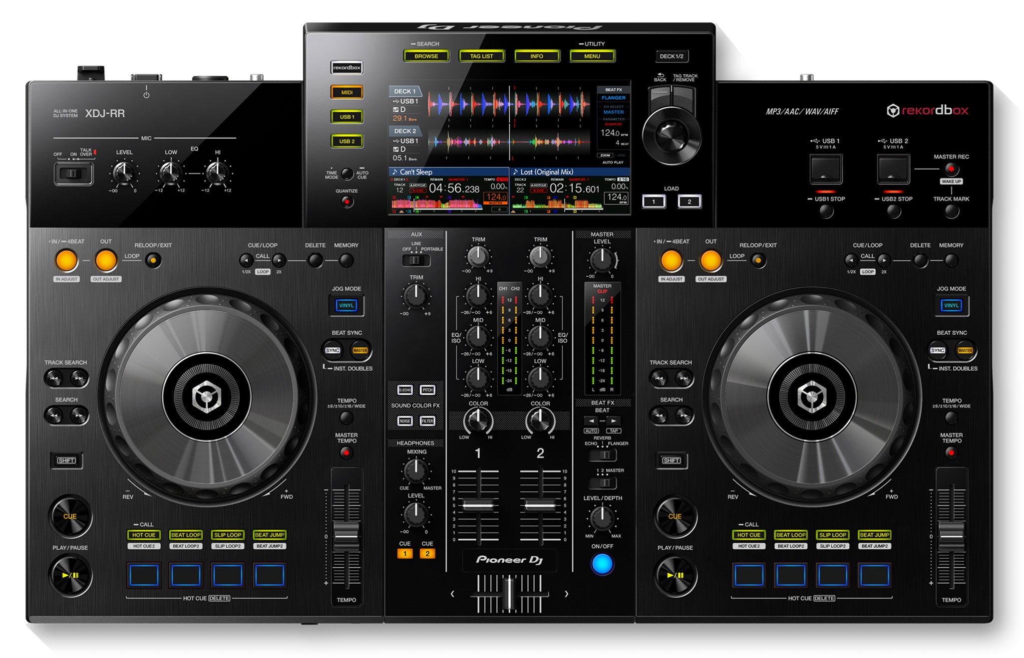 Pioneer XDJ-RR 2-Channel All-in-One DJ System - Black w/ Case